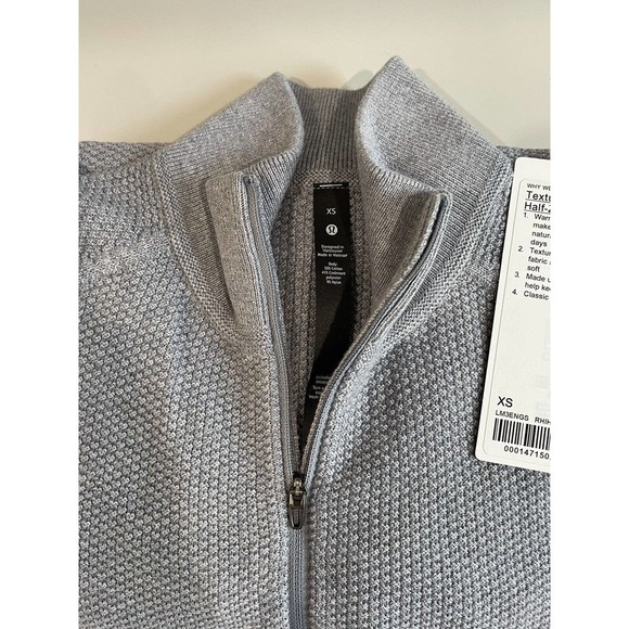 Lululemon Textured Knit Half-Zip Sweater - Picture 6 of 7